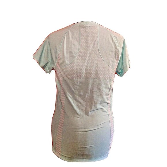 FILA Sport Womens Top Size Large Blue Athletic Short Sleeves V Neck - Picture 2 of 7